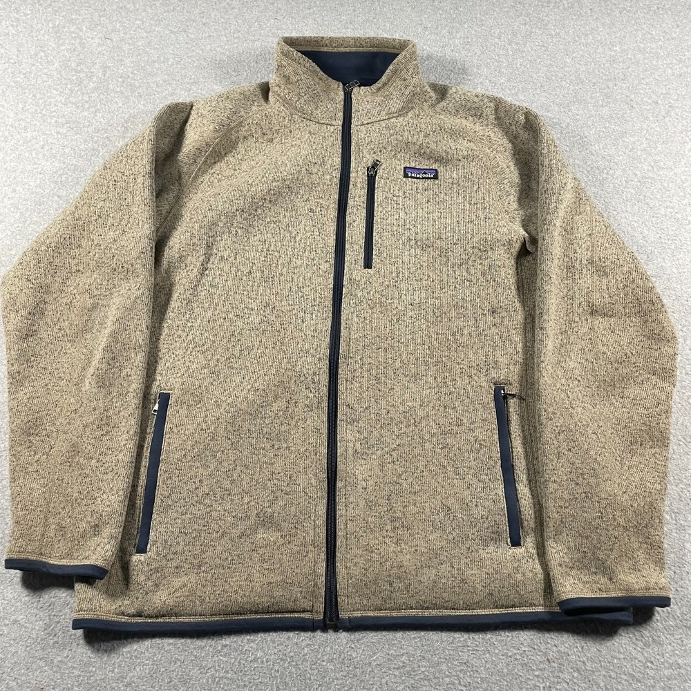 Patagonia Better Sweater Mens XL Oar Tan Recycled Outdoors Gorpcore